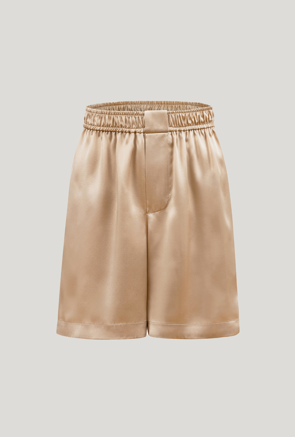 SILK BOXER SHORTS - RUBY NUDE