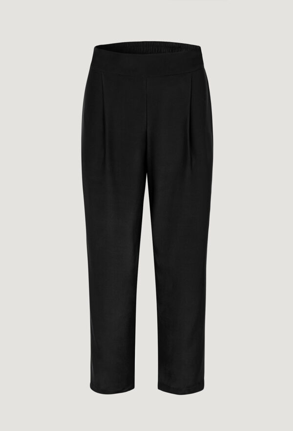 Silk crepe suit trousers